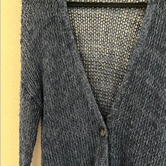 Hollister Navy Blue Women's Sweater - Picture 5 of 6